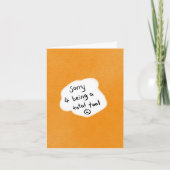 ごめんね カード (正面)