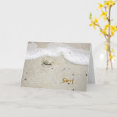 ごめんね。.. カード (黄色い花)