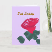 ごめんね カード (正面)