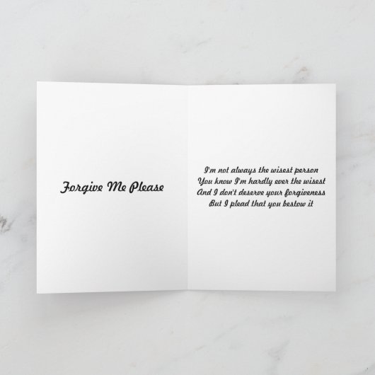 ごめんね カード (内部)