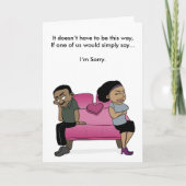 ごめんね カード (正面)