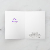 ごめんね カード (内部)