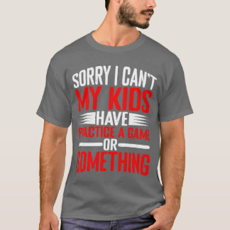 ごめんね、ゲームとかできないよ レトロ Tシャツ