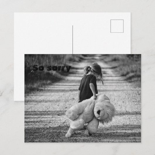 ごめんね ポストカード (正面/裏面)