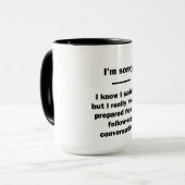 ごめんね。 マグカップ (正面左)