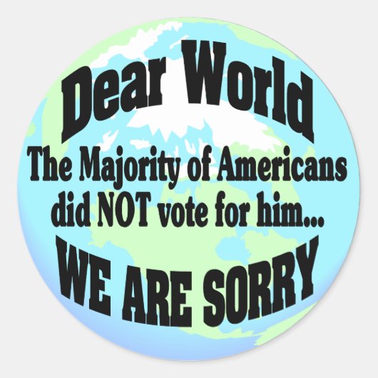 ごめんね ラウンドシール (正面)