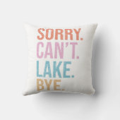 ごめんね。出来ない。湖。さようなら。 クッション (裏面)