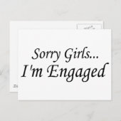 ごめんね、女子たち。僕、婚約しちゃったんだ 案内ポストカード (正面/裏面)