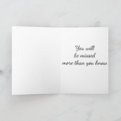 ごめんね。応援してるよ、あなたに幸運が訪れますように カード (内部)