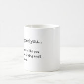 ごめんね、殴っちゃって… コーヒーマグカップ (中央)
