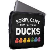 ごめんね、私はアヒルを見て忙しいる ラップトップスリーブ (正面右)