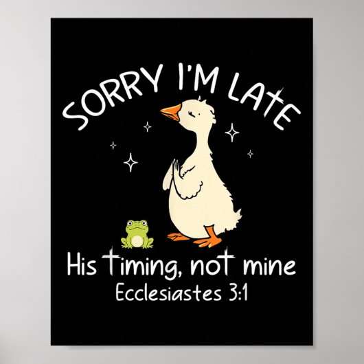 ごめんねI'm遅い彼のタイミング私のクリスおもしろいではない ポスター (正面)