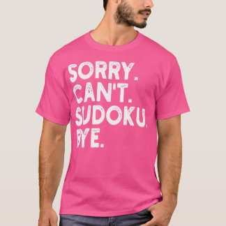 ごめんねsudoku bye 1 tシャツ
