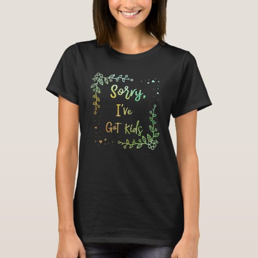 ごめんよ得い子ママ美しい母かわいい母 Tシャツ (正面)
