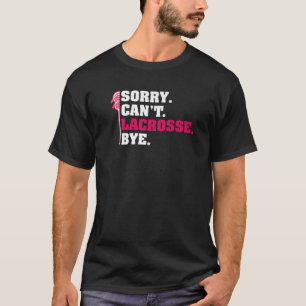 ごめんカントラクロスバイラックスラクロススティックプレーヤー Tシャツ