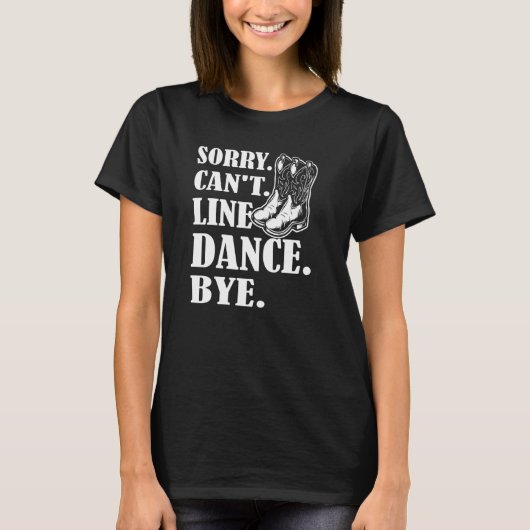 ごめんカント線ダンスバイライン踊り Tシャツ (正面)