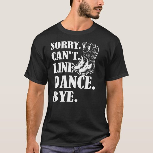 ごめんカント線ダンスバイライン踊り Tシャツ (正面)