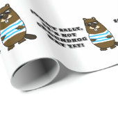 ごめんサリー、まだグラウンドホッグの日じゃない！ ラッピングペーパー (ロールコーナー)