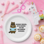 ごめんサリー、初期春 ペーパープレート (パーティー)