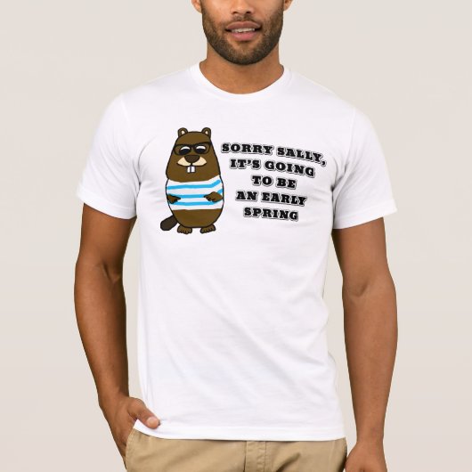 ごめんサリー、初期春 Tシャツ (正面)