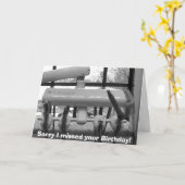 ごめん恋しく思誕生日! カード (黄色い花)