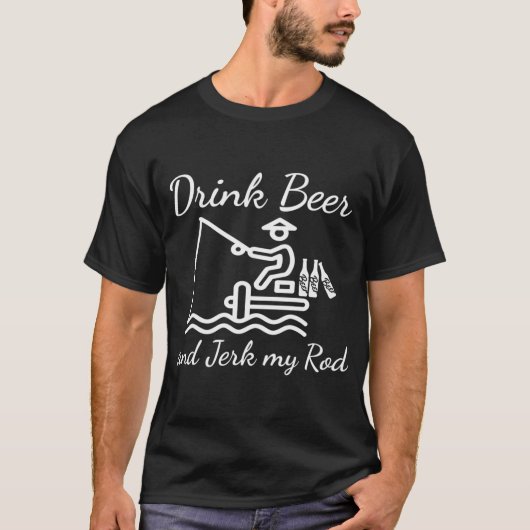 ごめん。ダメ。釣り。バイバイ。にじ Tシャツ (正面)