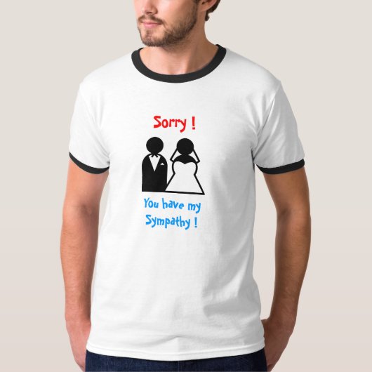 ごめん！悔やみや弔慰 Tシャツ (正面)