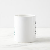 ごめん。無理。帆船。バイバイ。ヨット  コーヒーマグカップ (中央)