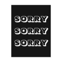 ごめん、白黒モダンはっきりした