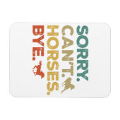 ごめん 馬に乗れない ばい マグネット (横)