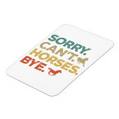 ごめん 馬に乗れない ばい マグネット (左側)