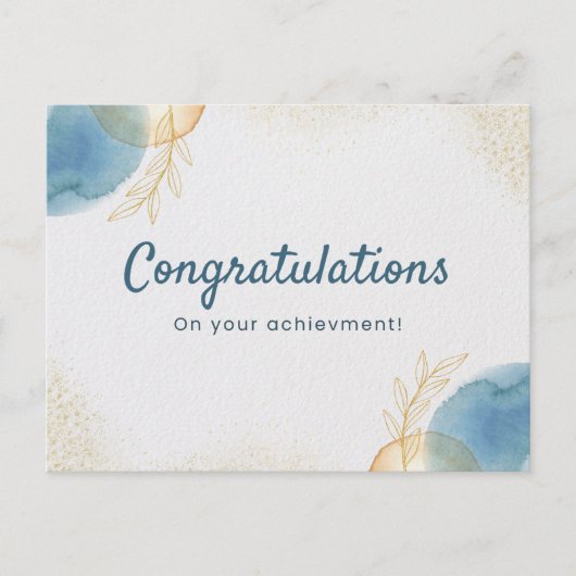 ごエレガント業績を祝す ポストカード (正面)