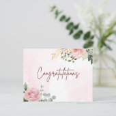 ごエレガント業績を祝す ポストカード (スタンド正面)