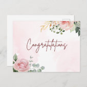 ごエレガント業績を祝す ポストカード (正面/裏面)