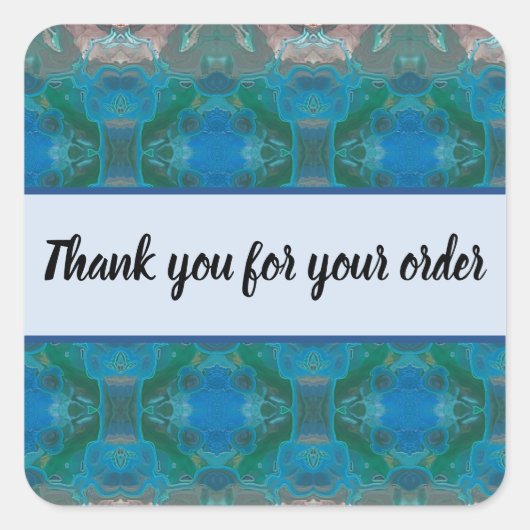 ごコンテンポラリー注文ありがとうございます スクエアシール (正面)