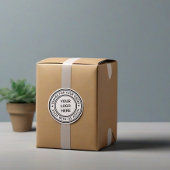 ごシンプル感謝してい注文に対するカスタムLOGO BUSINESS for Your Order ラウンドシール