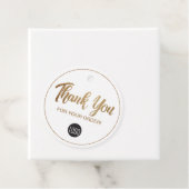 ごシンプル注文の金ゴールドスクリプトロゴ フェイバータグ (インサイチュ)