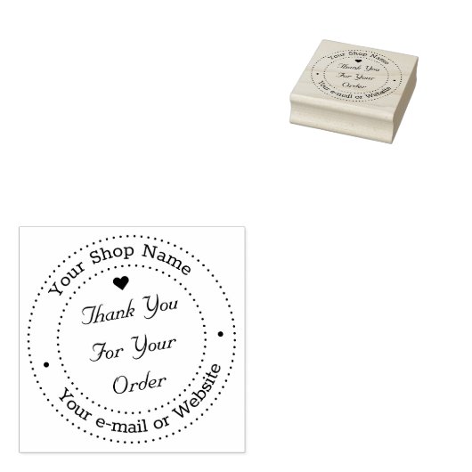 ごパーソナライズされた注文ありがとうございます ラバースタンプ (押印)