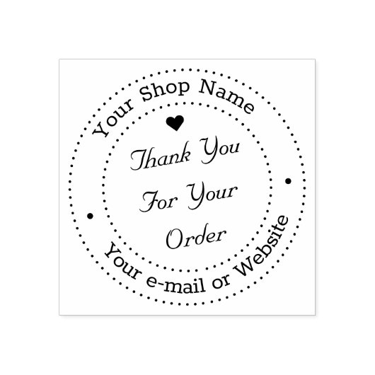 ごパーソナライズされた注文ありがとうございます ラバースタンプ (インプリント)