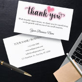 ごパーソナライズされた注文の感謝してい名刺 名刺