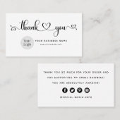 ごモダン注文の名刺ありがとう 名刺 (正面/裏面)