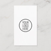 ごモダン注文はピンクと黒のバス 名刺 (裏面)