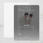 ご一緒ください - 結婚式のご案内 招待状 (正面/裏面)