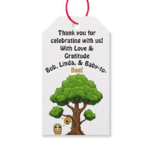 ご一緒にお祝いしてくれてありがとう - ハチのギフトタグ