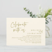 ご一緒にお祝いしましょう！結婚披露宴　現金バー 招待状 (スタンド正面)