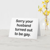 ご主人がごめんゲイ。 カード (黄色い花)