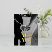 ご主人と奥様 箔シーズンポストカード (立ち正面)