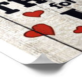 ご主人に |かわいい引用文 | ポスター (角)