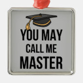 ご主人を僕と呼んでくれ メタルオーナメント (正面)