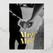 ご主人様と奥様 箔シーズンポストカード (正面)